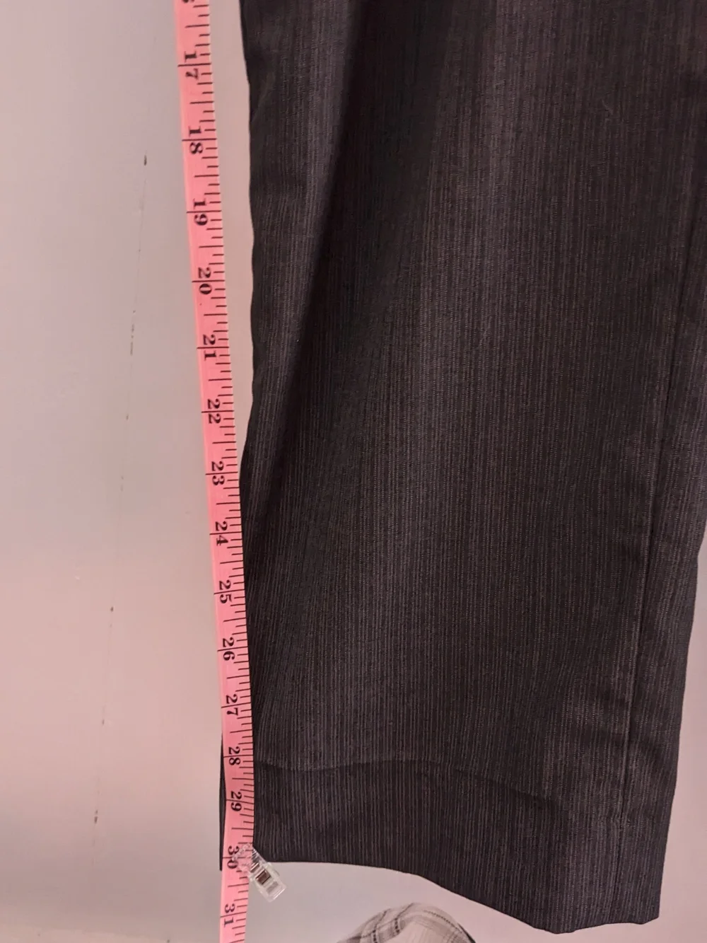 Banana Republic Men's Grey Pinstripe Trousers Professional Interview Office
